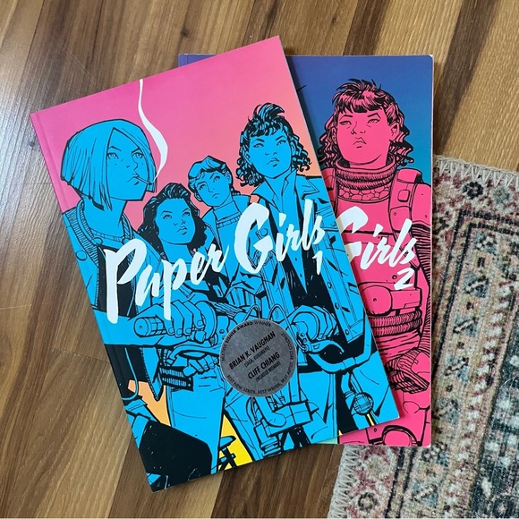 Paper Girls #1 & #2 Graphic Novel Second Printing Image Comics - Bundle of Two - Picture 1 of 6